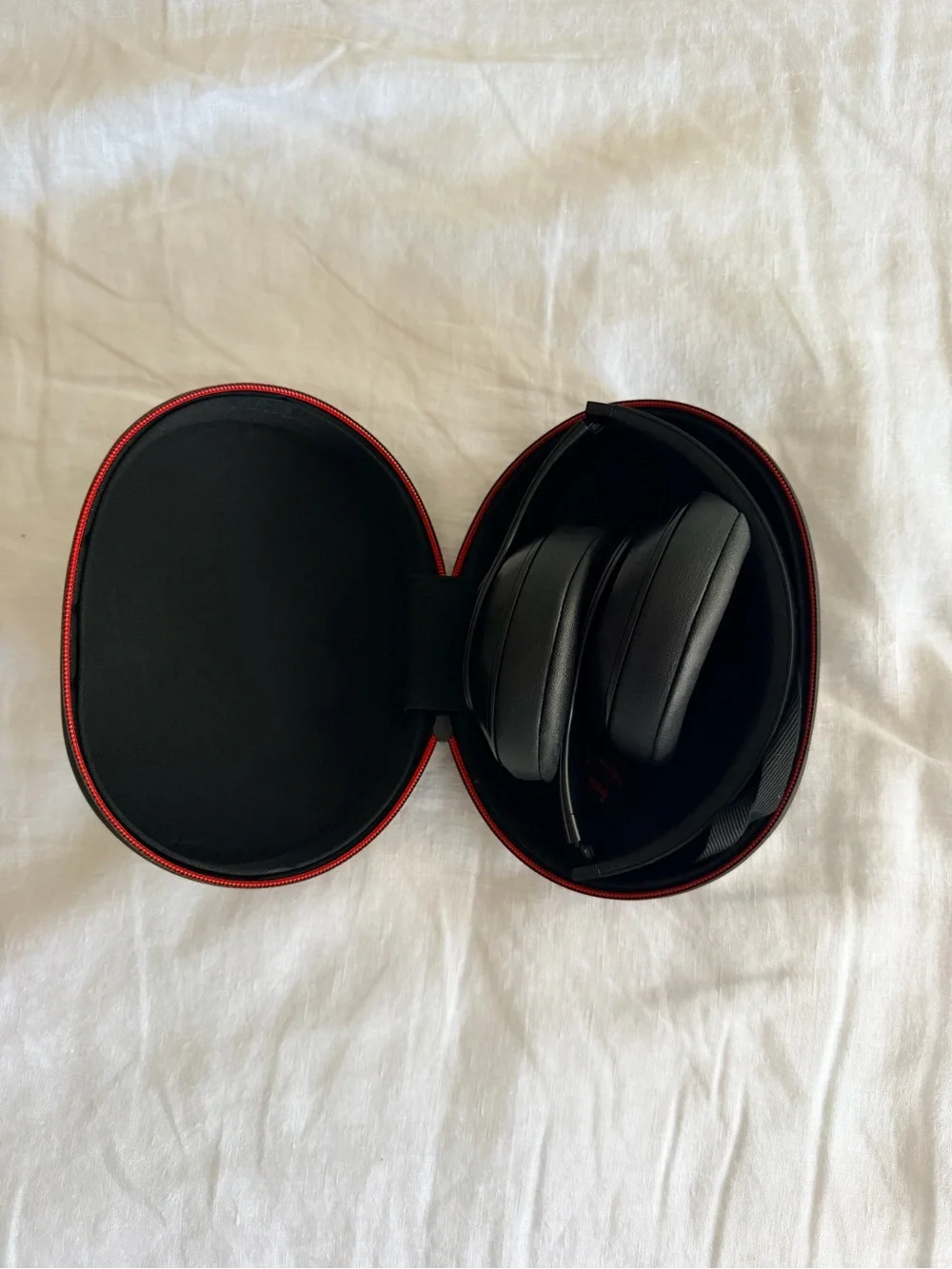 Beats Headphones in Matte Black with Red Logo Studio3